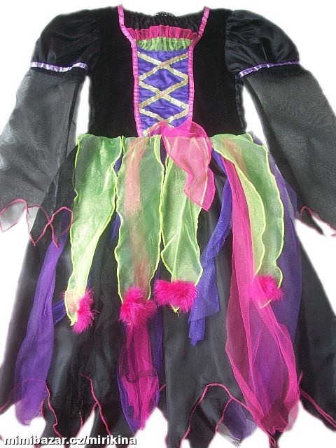 Karnevalové šaty pro čarodějnici