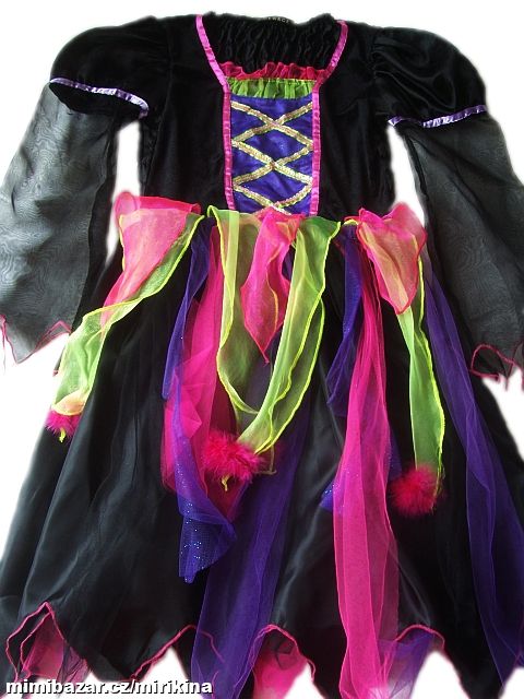Karnevalové šaty pro čarodějnici