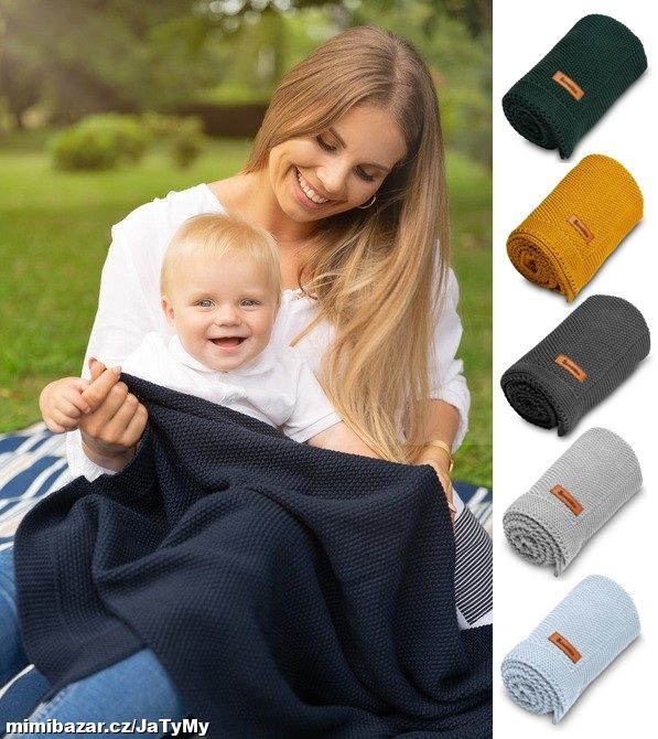 Bavlněná pletená deka