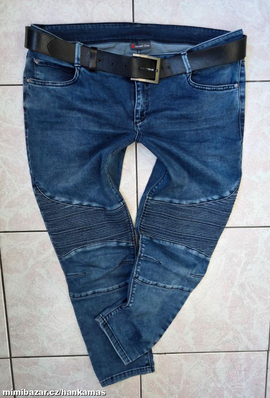 Odlehčené pružné 7/8 džíny STREET ONE-42 (3