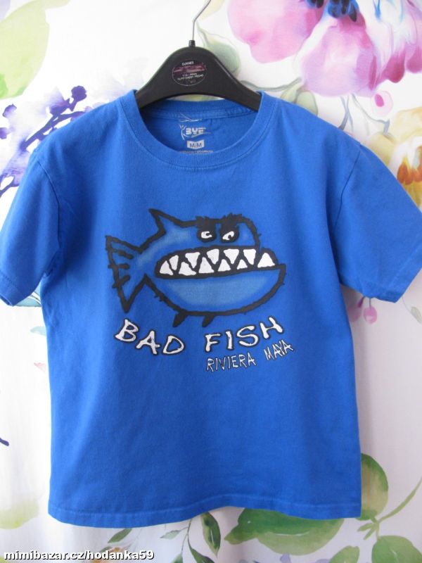 Chlapecké modré tričko BAD FISH