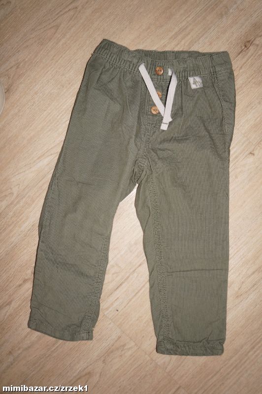 ERGEE manšestrové kalhoty na fráju vel.86