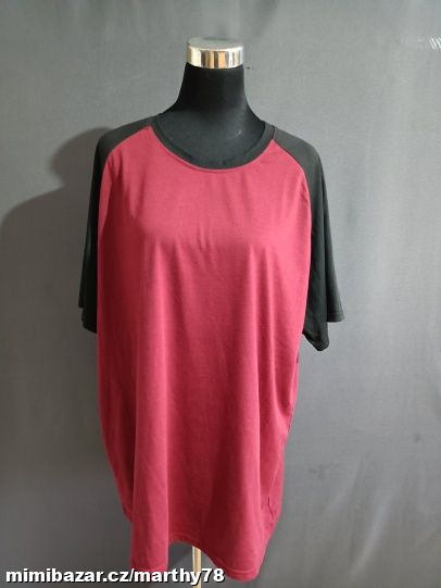 *** KRÁSNÉ TRIKO BEZ VZORU, UNISEX, VEL.3XL ***