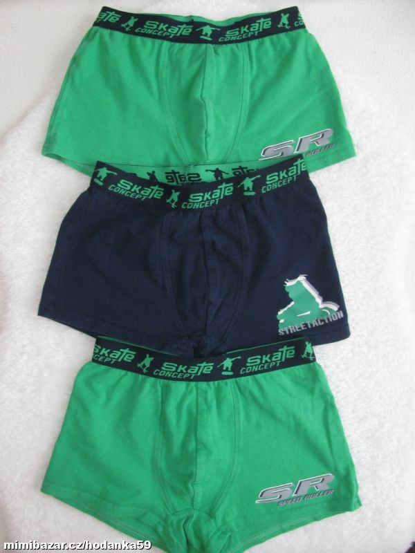 Chlapecké bavlněné boxerky-3 pack