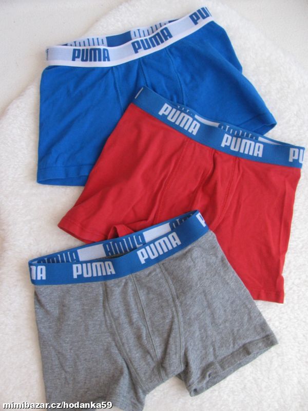 Chlapecké bavlněné boxerky PUMA/3 pack