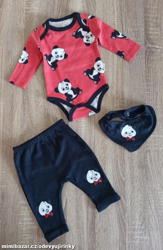 3dílný komplet Panda NOVÉ