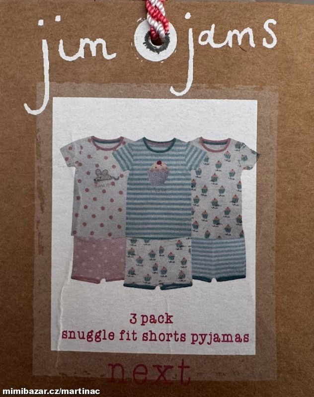 3x pyžamko zn.NEXT ve. 7-8 let