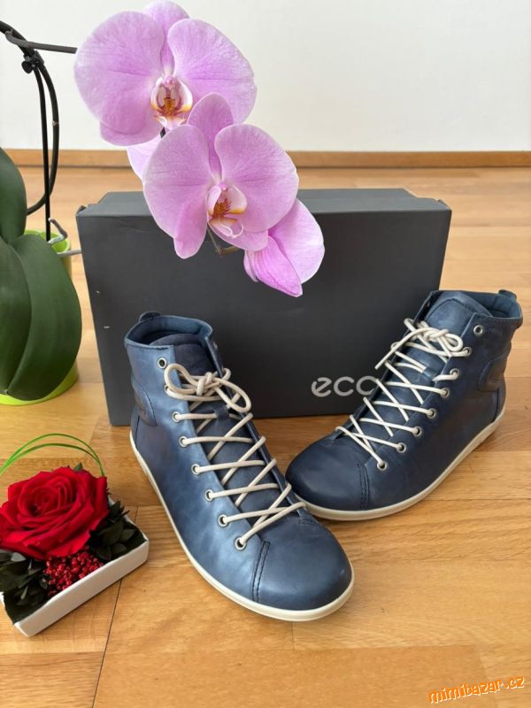 ECCO JAKO N.O.V.É SNEAKERSY kožené tenisky 38