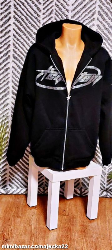 PÁNSKÁ KLOKÁNKOVÁ MIKINA NA ZIP ~~~~~ 3484