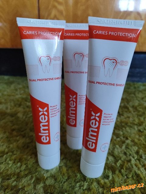 3x ELMEX Zubní pasta CARIES PROTECTION 75ml