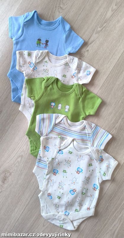 5pack letní body Robotkové