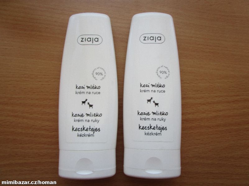 2x nový krém na ruce Ziaja, cena celkem