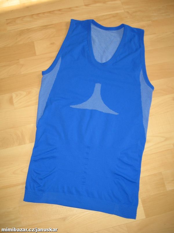 Funkční pánské thermo triko/tílko modré