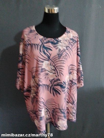*** KRÁSNÁ DÁMSKÁ VZOROVANÁ HALENKA, VEL.4XL ***