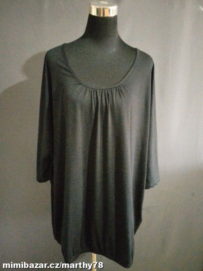 *** KRÁSNÉ DÁMSKÉ TRIKO BEZ VZORU, VEL.5XL ***