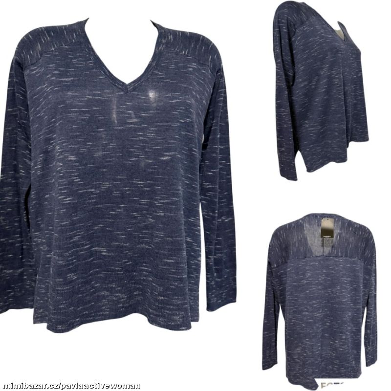 Č.6527 VOLNÁ ÚPLET PRUŽNÁ HALENKA NOVÁ v.M/L