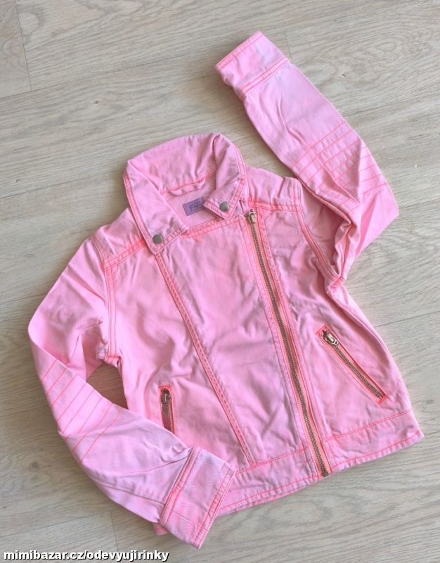 Jarní riflová bunda křivák