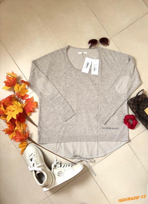 N.O.V.É GAUDI luxusní svetr oversize 40