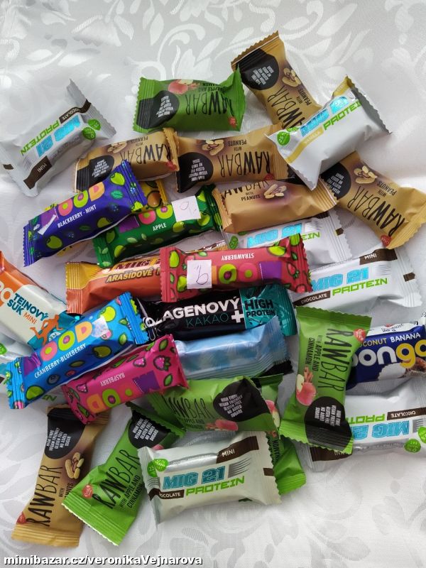 Proteinové/raw tyčinky 500 g