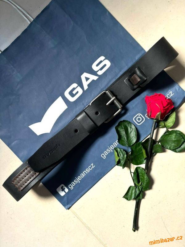 GAS JAKO N.O.V.Ý kožený pásek unisex 85cm