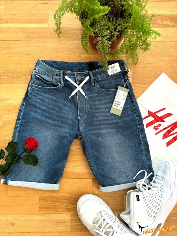 H&M N.O.V.É riflové kraťasy šortky 170, 14 + 