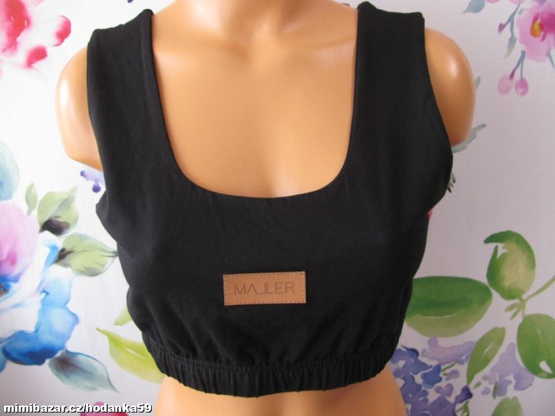 Dámský bavlněný crop top MAJLER