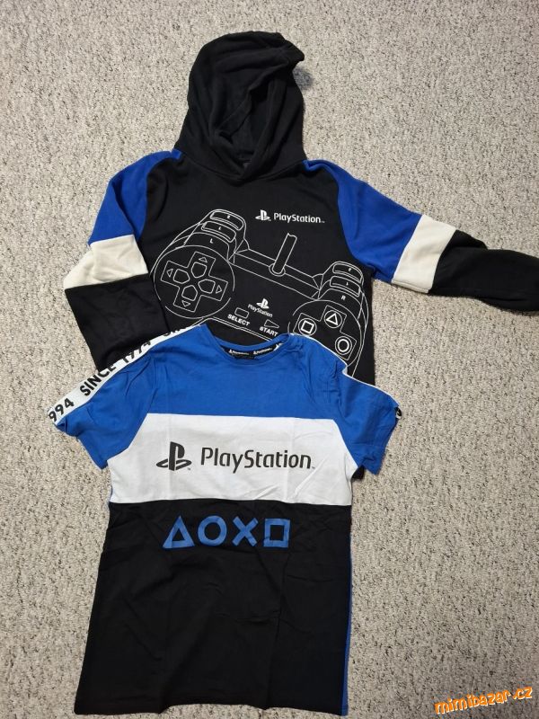 Playstation mikina a triko vel. 146/152
