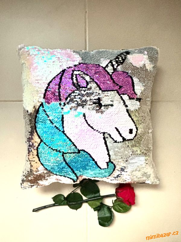 MY LITTLE PONY dekorativní polštář s pajetkami