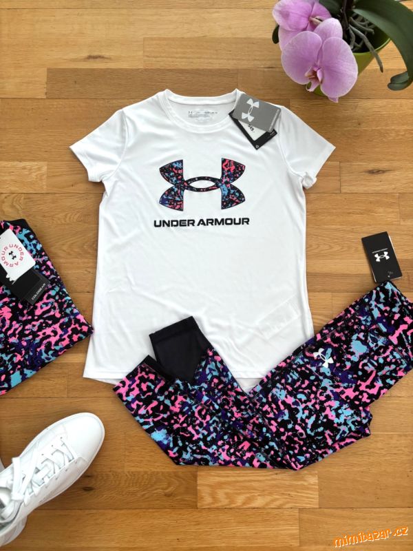 UNDER ARMOUR N.O.V.É SET tričko legíny 10-12 r