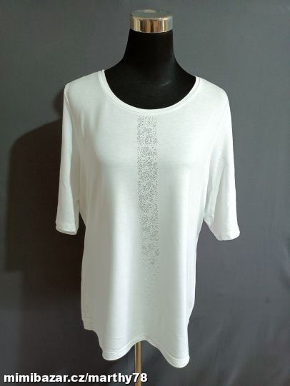 *** KRÁSNÉ DÁMSKÉ TRIKO S APLIKACÍ, VEL.46 ***