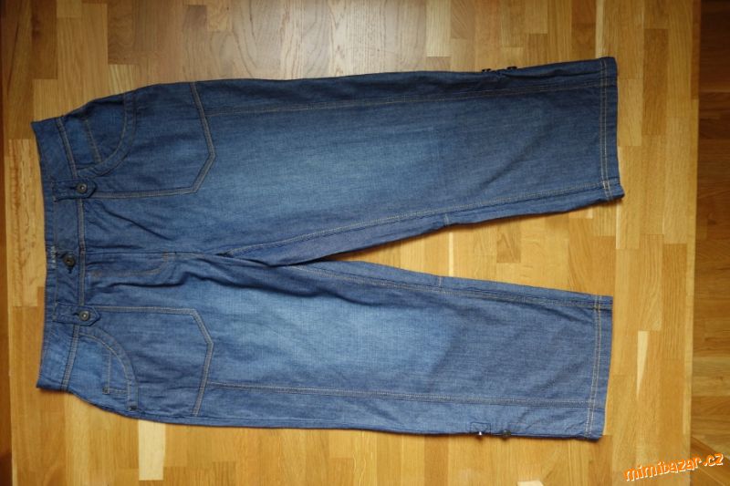 7/8 roll-up dámské rifle, džíny vel. 40