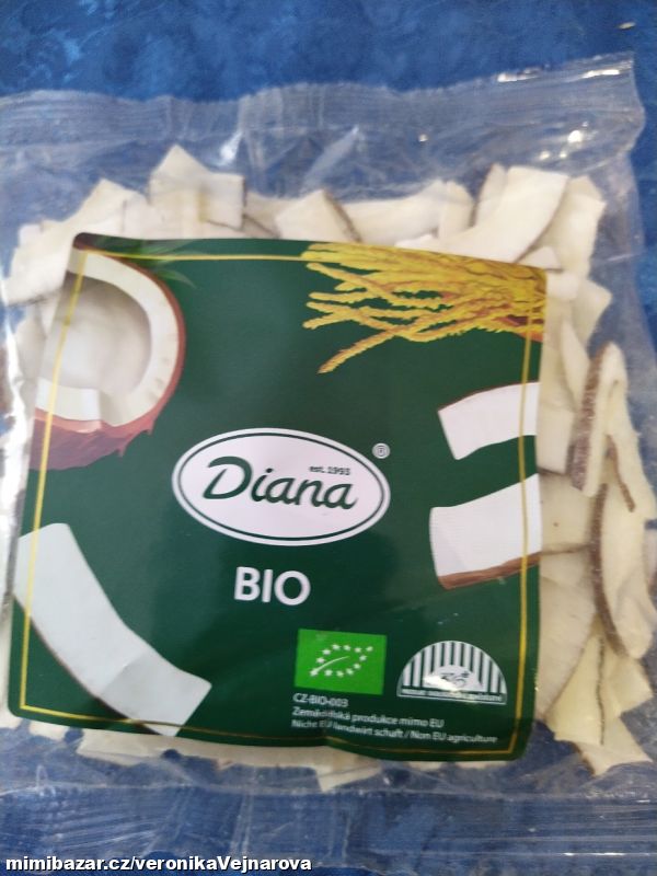 Bio kokos zlomky