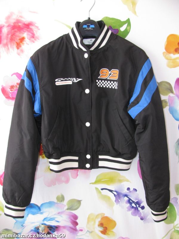 Dívčí jarní bunda, bomber Motorsport