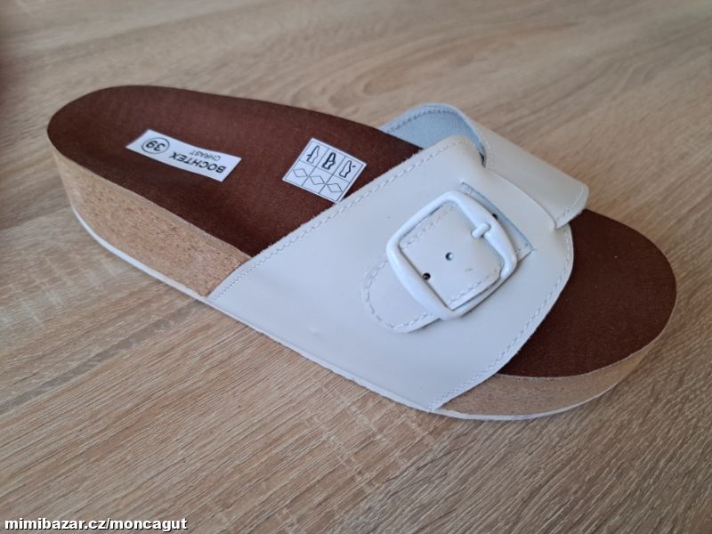 KORKOVÉ PANTOFLE zdravotní - MĚKČENÁ STÉLKA