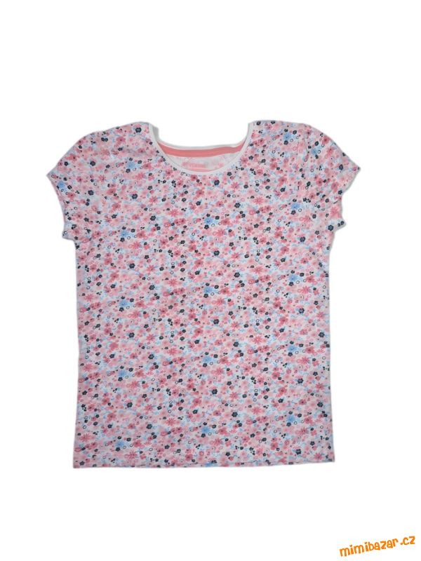YD květované tričko vel. 116