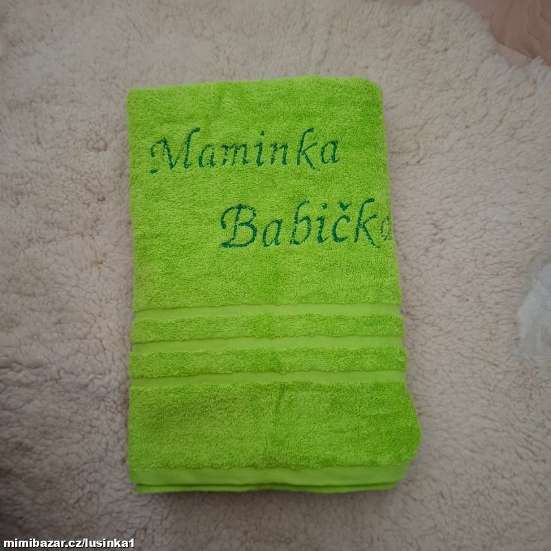 Osuška se jménem na přání