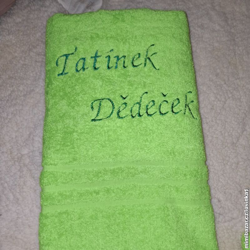 Osuška se jménem na přání
