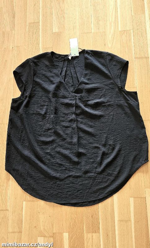 Nová dámská černá tunika „KAPPAHL“ Vel XL/44/46