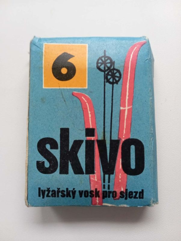 Retro lyžařský vosk, Československo