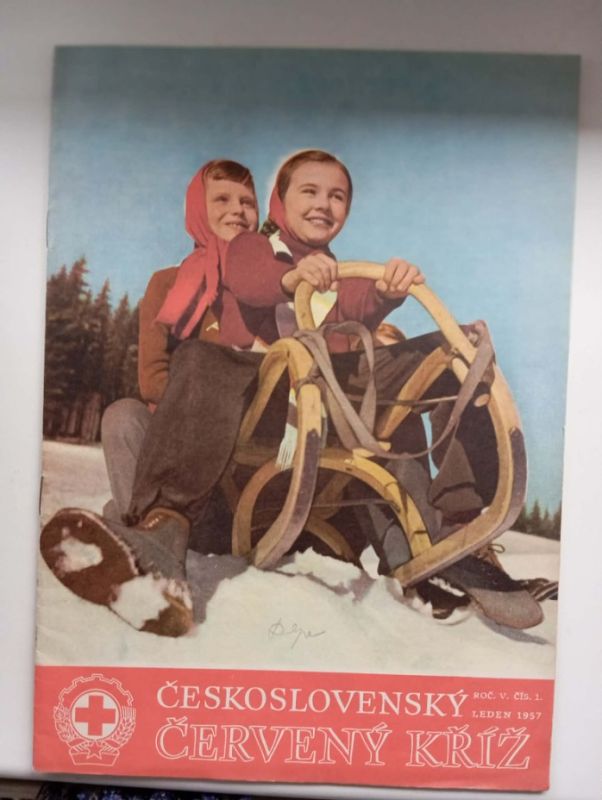Retro časopis- Českoslov. Červený kříž, 01/1957