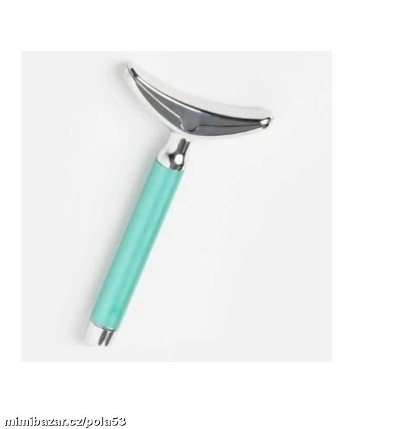 Pomůcka na masáž obličeje, krku a šíje