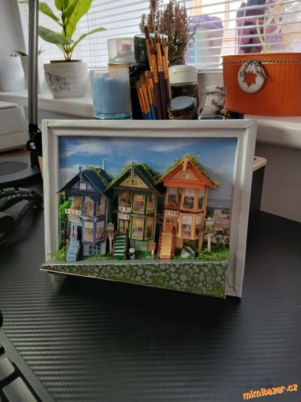 Domečky ve Victoriánskem stylu 21, 5×17×4, 5 cm