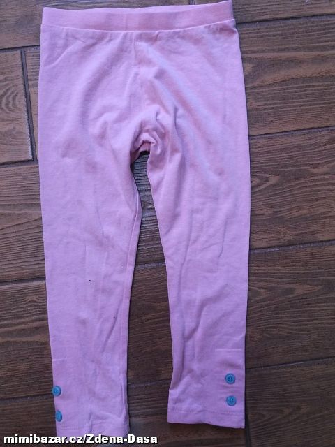 Růžové legíny vel. 98