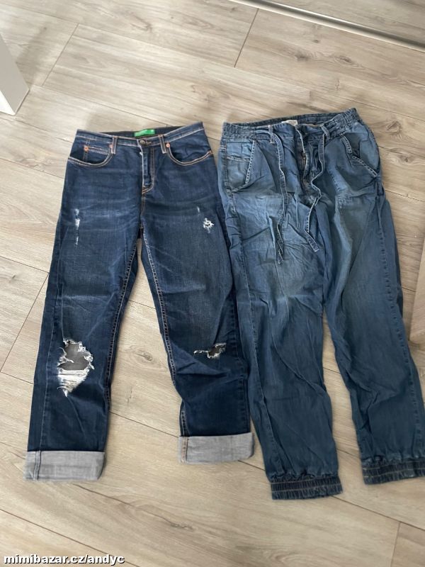 Benetton a GAP kalhoty vel 34