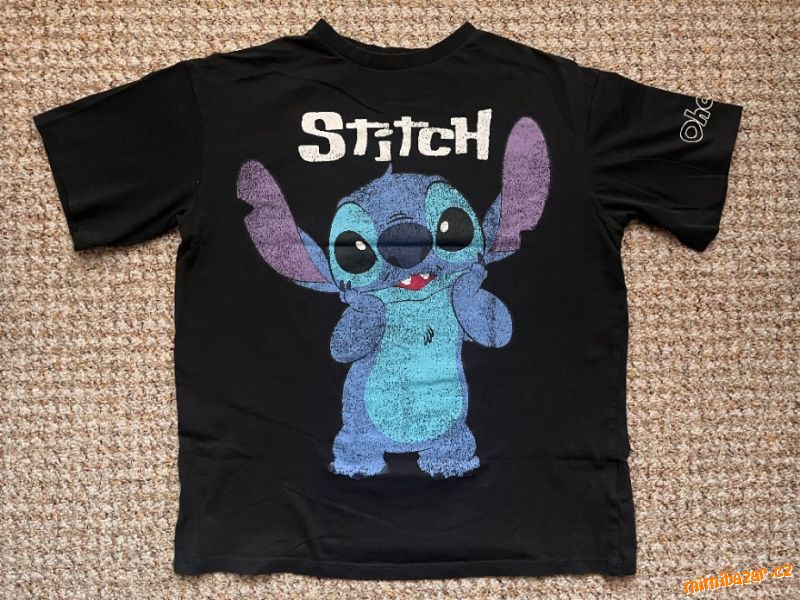 Krásné bavlněné tričko Stitch