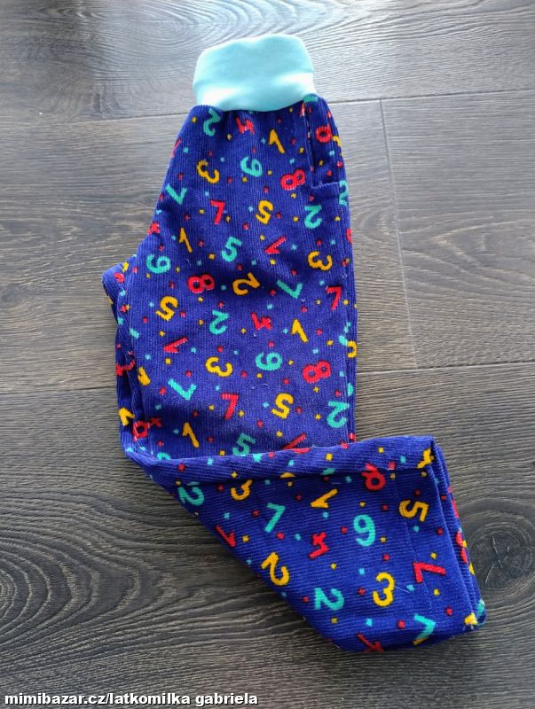 Kalhoty pro chlapečka 92, ručně šité