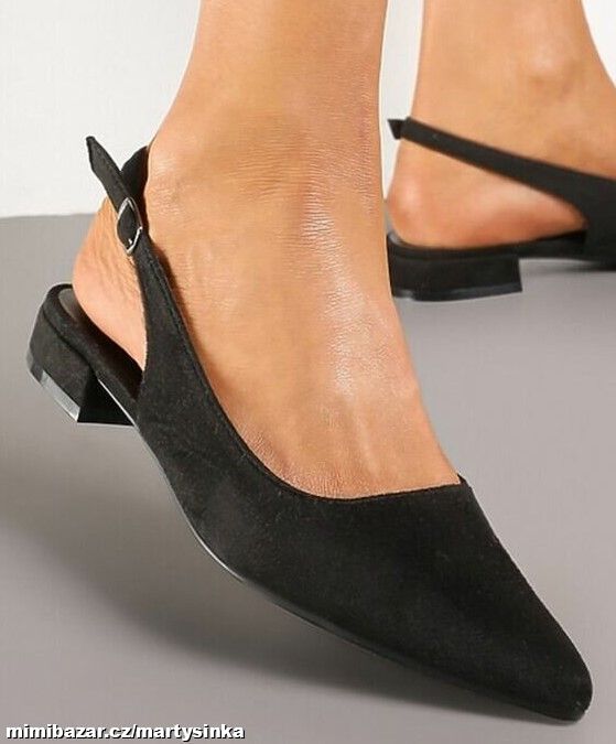 Dámské elegantní baleríny s volnou patou JARO 2026