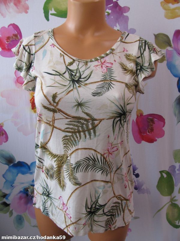 Dámská letní halenka s potiskem