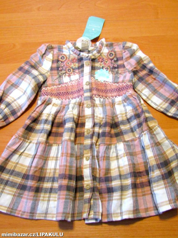 KRÁSNÉ DÍVČÍ ŠATIČKY VEL.86-92