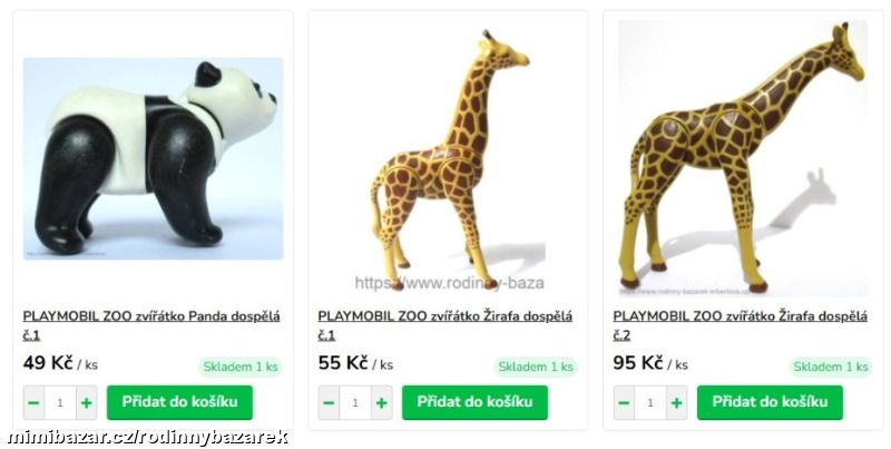 PLAYMOBIL ZOO zvířátko Žirafa